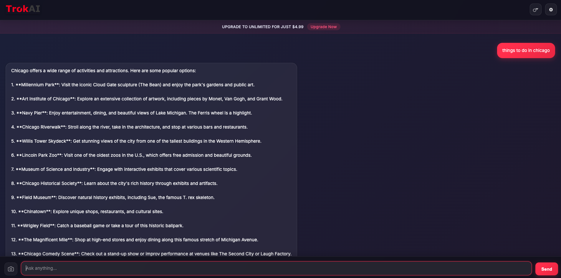 AI ideas and text